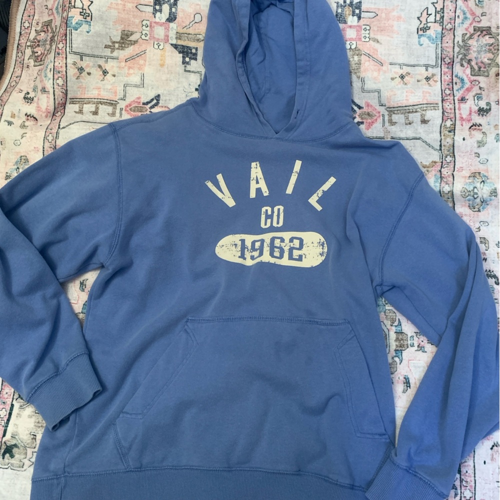 Blue Yale Collegiate Pullover Sweater
